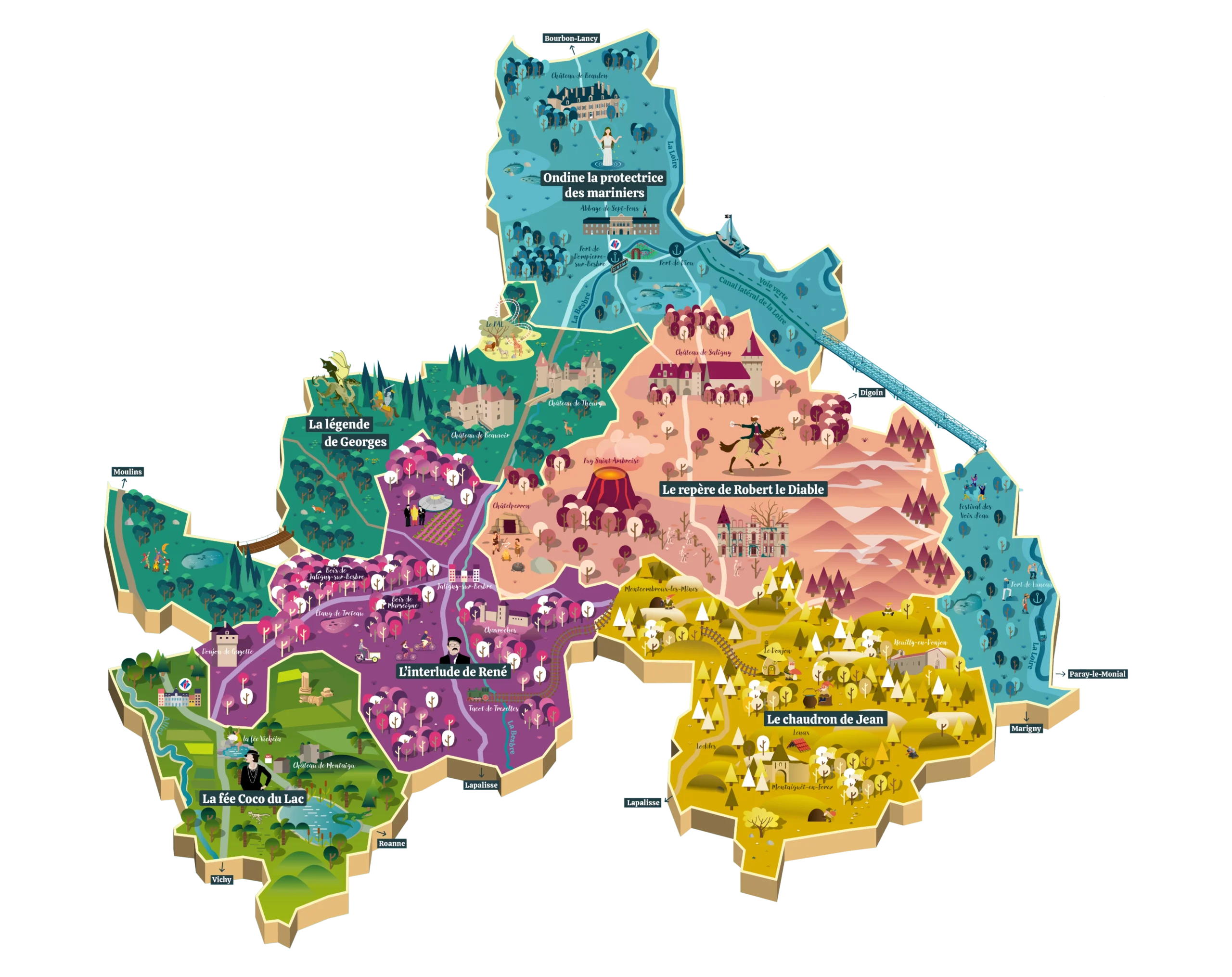 CARTE INTÉRACTIVE LES MONDES D&rsquo;ABEL